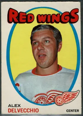 1971-72 O-Pee-Chee Alex Delvecchio #37 Detroit Red Wings