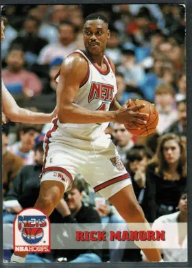 1993 NBA Hoops Rick Mahorn #372 Base New Jersey Nets
