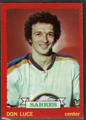 1973-74 O-Pee-Chee Don Luce #38 Buffalo Sabres Center