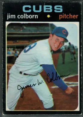 1971 O-Pee-Chee Jim Colborn #38 Chicago Cubs