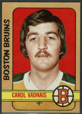 1972-73 O-Pee-Chee Carol-Vadnais #39 Boston Bruins NHL Hockey Card