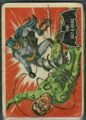 1966 O-Pee-Chee Batman Midnight Conference #4 Black Bat Series