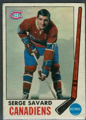1969 O-Pee-Chee Serge Savard Rookie Card #4 Key HOF Montreal Canadiens