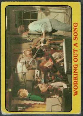 1971 O-Pee-Chee Partridge Family #40 "Working Out a Song" Puzzle Back Yellow Series 1