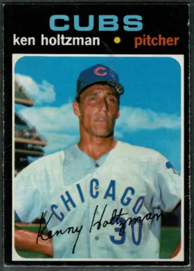 1971 O-Pee-Chee Ken Holtzman #410 High Number Chicago Cubs