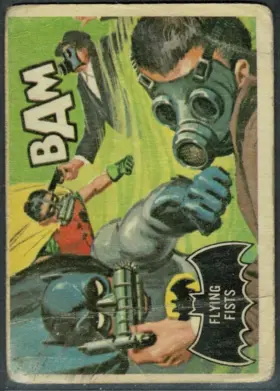 1966 O-Pee-Chee Batman Flying Fists #44 Black Bat Series