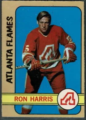 1972-73 O-Pee-Chee Ron Harris #5 Atlanta Flames NHL Hockey