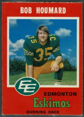 1971 O-Pee-Chee Bob Houmard #50 Edmonton Eskimos