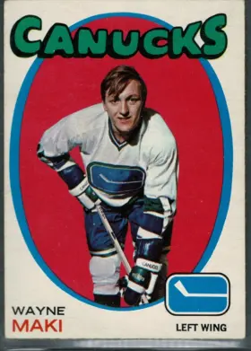 58 Wayne Maki 1971 72 O Pee Chee Front Vg from Ex 4