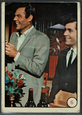 1966 O-Pee-Chee Batman Bat Laffs Bruce Wayne Dick Grayson #6 Adam West Burt Ward Civilian