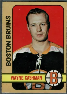1972-73 O-Pee-Chee Wayne Cashman #68 Boston Bruins NHL Hockey Card