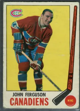 1969 O-Pee-Chee John Ferguson #7 Montreal Canadiens Wing