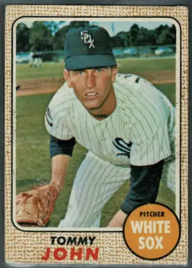 1968 O-Pee-Chee Tommy John #72 Chicago White Sox Canadian OPC Pitcher Star