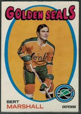 1971 O-Pee-Chee Bert Marshall #73 California Golden Seals Hockey Card