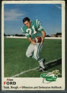 1970 O-Pee-Chee Alan Ford #75 Saskatchewan Roughriders