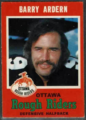1971 O Pee Chee Barry Ardern #76 Ottawa Rough Riders