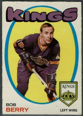 1971-72 O-Pee-Chee Bob Berry #76 Los Angeles Kings Hockey Card