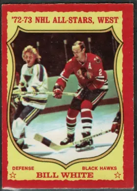 1973-74 O-Pee-Chee Bill White #78 All-Star Chicago Black Hawks