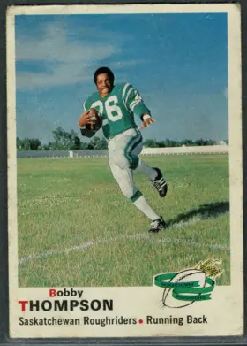 1970 O-Pee-Chee Bobby Thompson #78 Saskatchewan Roughriders