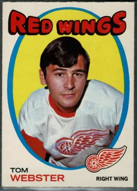 1971-72 O-Pee-Chee Tom Webster #78 Detroit Red Wings