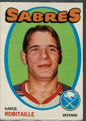 1971-72 O-Pee-Chee Mike Robitaille #8 Buffalo Sabres
