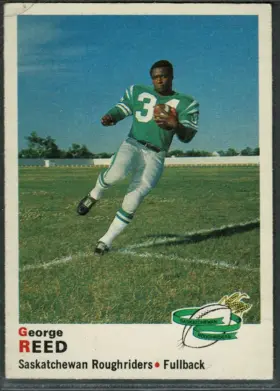 1970 O-Pee-Chee CFL George Reed #81 Hall of Famer Saskatchewan Roughriders EX-MT 6