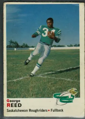 1970 O-Pee-Chee George Reed #81 CFL Hall of Famer Saskatchewan Roughriders