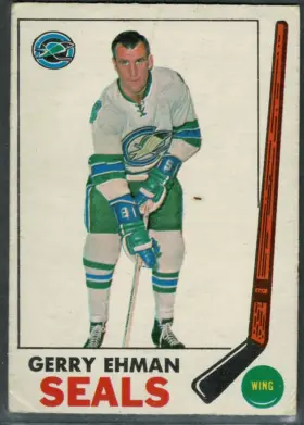 1969-70 O-Pee-Chee Gerry Ehman #83 Oakland Seals Raw (VG-EX 4)