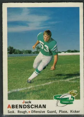 84 Jack Abendschan 1970 O Pee Chee from Front Ex6