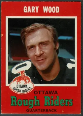 1971 O-Pee-Chee CFL Gary Wood #85 New York Giants QB Ottawa Rough Riders