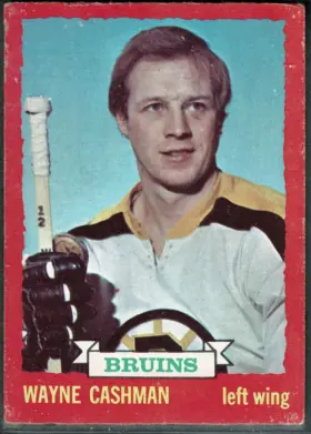 1973-74 O-Pee-Chee Wayne Cashman #85 Boston Bruins