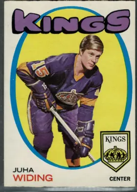 1971-72 O-Pee-Chee Juha Widing #86 Los Angeles Kings Hockey Card
