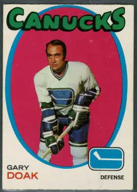 1971-72 O-Pee-Chee Gary Doak #87 Vancouver Canucks