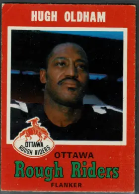 1971 O-Pee-Chee CFL Hugh Oldham #88 Ottawa Rough Riders