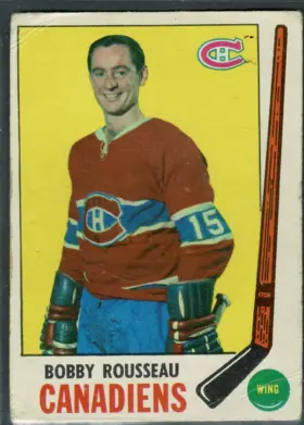 1969 O-Pee-Chee Bobby Rousseau #9 Montreal Canadiens Wing
