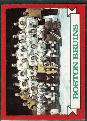 1973-74 O-Pee-Chee Boston Bruins #93 Team Card Boston Bruins