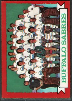 1973-74 O-Pee-Chee Buffalo Sabres Team #94 Dark Back Parallel Records Card