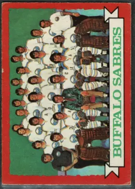 1973-74 O-Pee-Chee Buffalo Sabres Team #94 Records Card