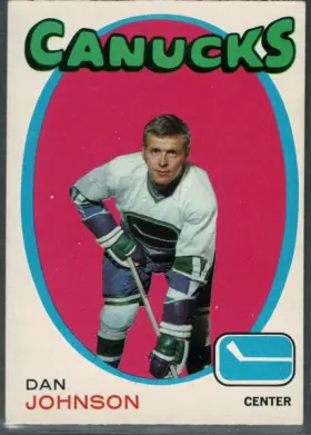 95 Dan Johnson 1971 72 O Pee Chee Front Vg from Ex 4