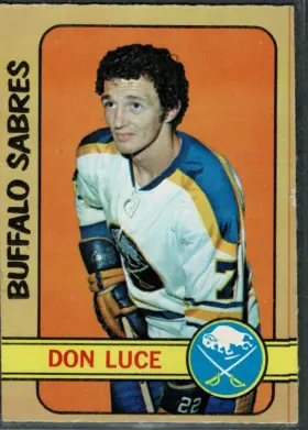 1972-73 O-Pee-Chee Don Luce #95 Buffalo Sabres Center