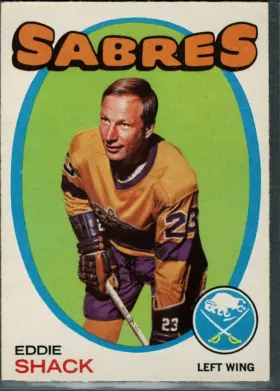 1971-72 O-Pee-Chee Eddie Shack #96 Buffalo Sabres