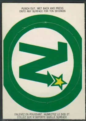 1973-74 O-Pee-Chee Minnesota North Stars #NNO Team Logo Pushout Insert 1st Series