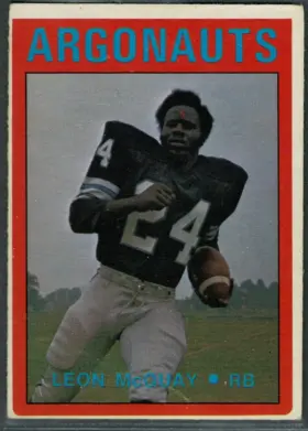 1972 O-Pee-Chee Leon McQuay #30 Toronto Argonauts