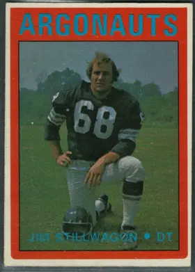 1972 O-Pee-Chee Jim Stillwagon #32 Toronto Argonauts
