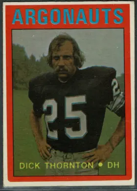 1972 O-Pee-Chee Dick Thornton #33 Toronto Argonauts