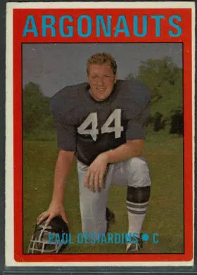 1972 O-Pee-Chee Paul Desjardins #35 Toronto Argonauts