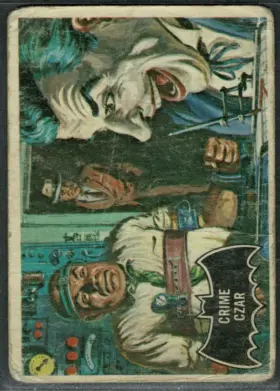 1966 O-Pee-Chee Batman Crime Czar Joker #10 Canadian Printing Black Bat Series