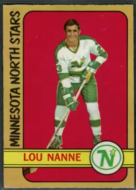 1972-73 O-Pee-Chee Lou Nanne #10 Minnesota North Stars EX 5