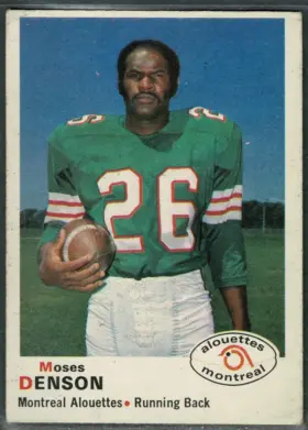103 Moses Denson 1970 O Pee Chee Front Vg Ex from 4 1