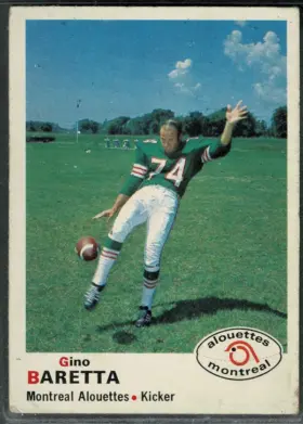 104 Gino Baretta 1970 O Pee Chee Front Vg Ex from 4 1